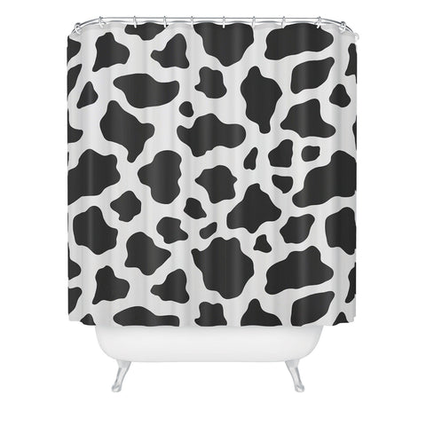 Avenie Cow Print Shower Curtain