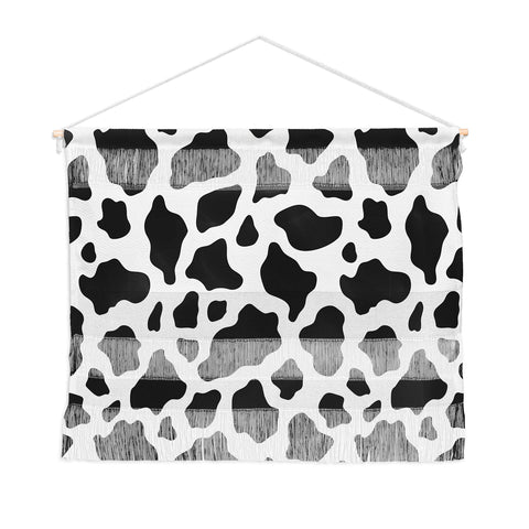 Avenie Cow Print Wall Hanging Landscape