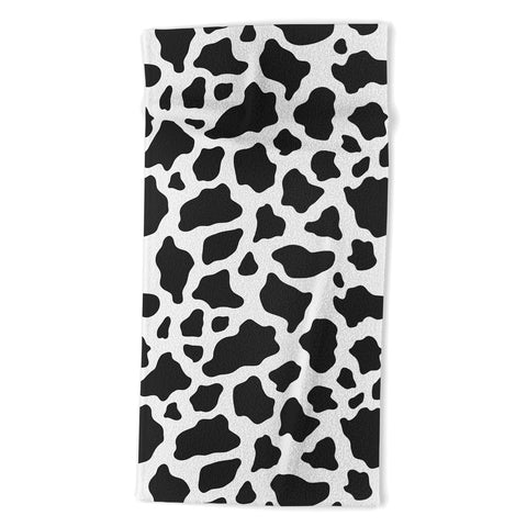Avenie Cow Print Beach Towel