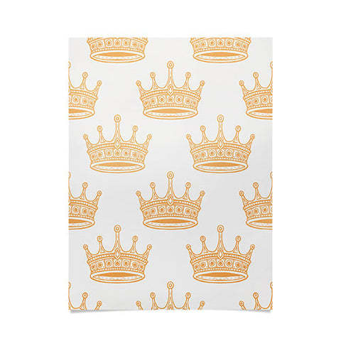 Avenie Crown Pattern Light Poster
