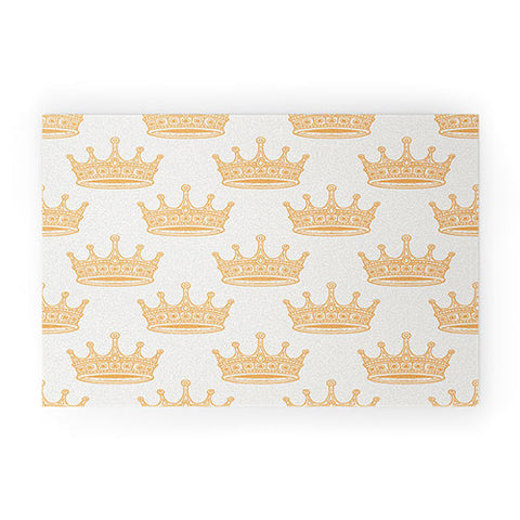 Avenie Crown Pattern Light Welcome Mat