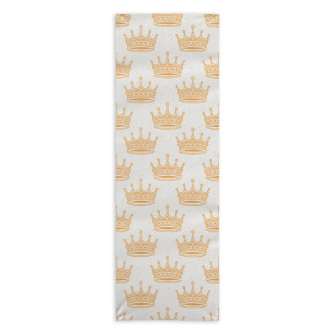 Avenie Crown Pattern Light Yoga Towel