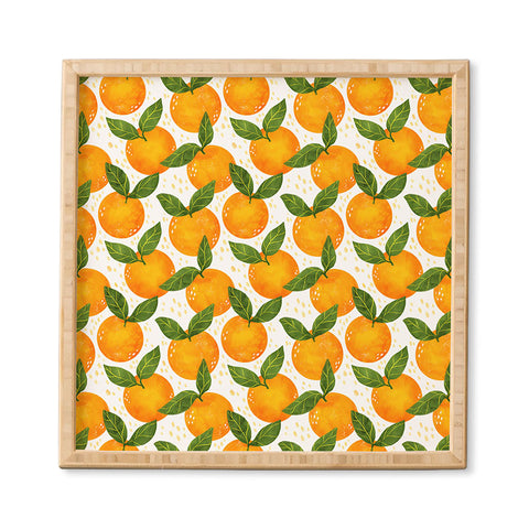 Avenie Cyprus Oranges Framed Wall Art
