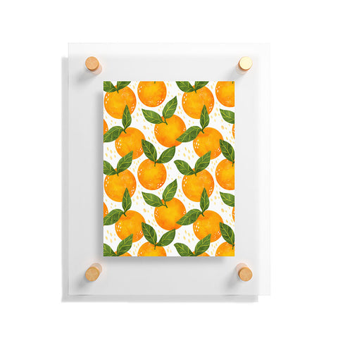 Avenie Cyprus Oranges Floating Acrylic Print