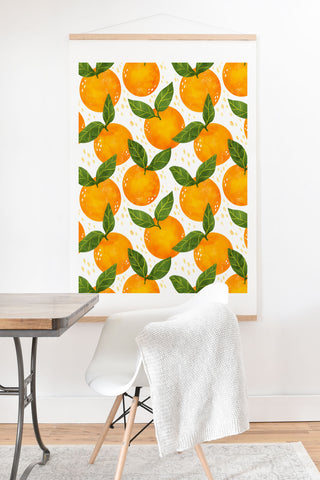 Avenie Cyprus Oranges Art Print And Hanger