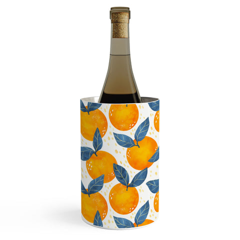 Avenie Cyprus Oranges Blue and Orange Wine Chiller