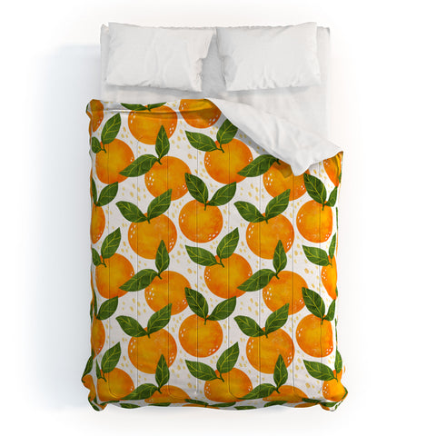 Avenie Cyprus Oranges Comforter