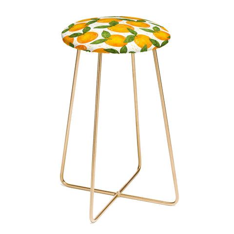 Avenie Cyprus Oranges Counter Stool