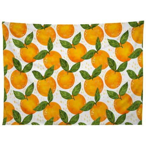 Avenie Cyprus Oranges Tapestry