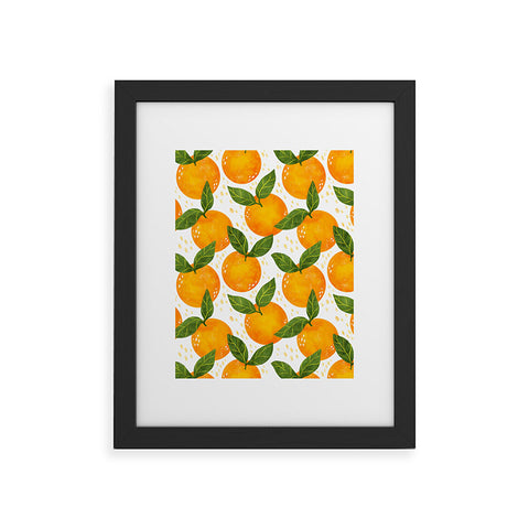 Avenie Cyprus Oranges Framed Art Print