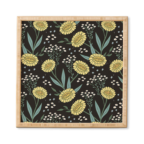 Avenie Dandylion Framed Wall Art