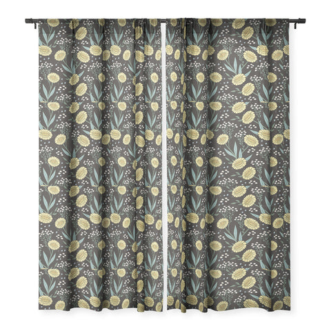 Avenie Dandylion Sheer Window Curtain