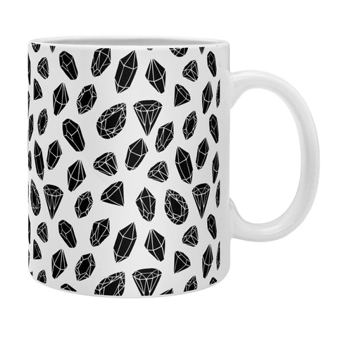 Avenie Diamonds Black and White III Coffee Mug