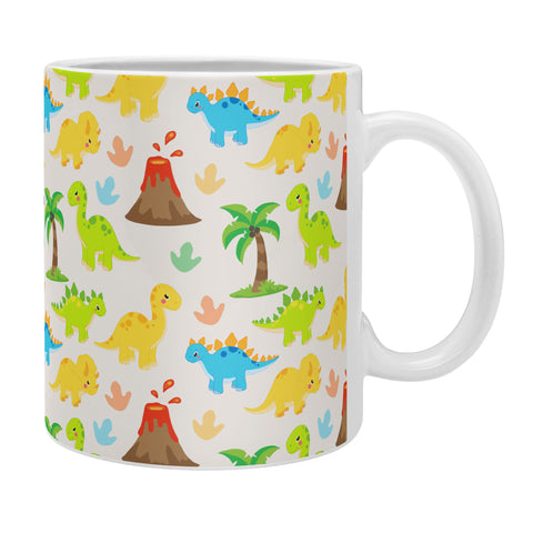 Avenie Dinosaur Pattern Brontosaurus Coffee Mug