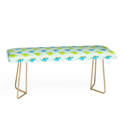 Avenie Dinosaur Pattern Stegosaurus Bench