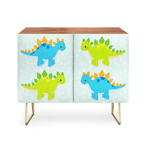 Avenie Dinosaur Pattern Stegosaurus Credenza