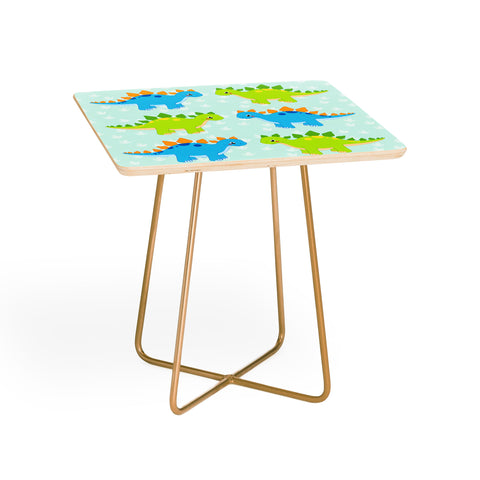 Avenie Dinosaur Pattern Stegosaurus Side Table