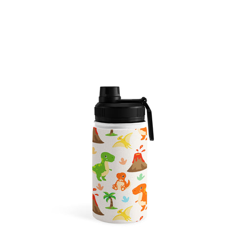 Avenie Dinosaur Pattern T Rex Water Bottle