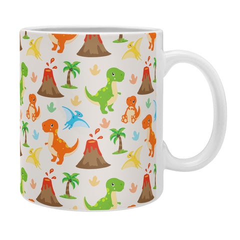 Avenie Dinosaur Pattern T Rex Coffee Mug