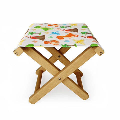 Avenie Dinosaur Pattern T Rex Folding Stool