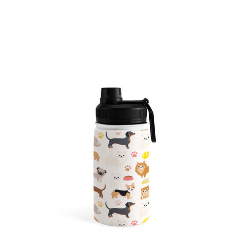 Avenie Dog Pattern Water Bottle