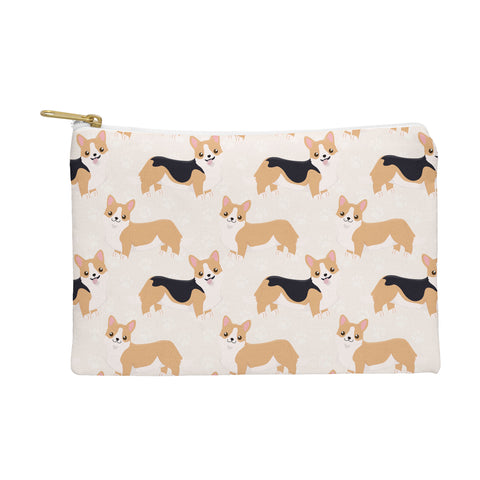 Avenie Dog Pattern Corgi Pouch