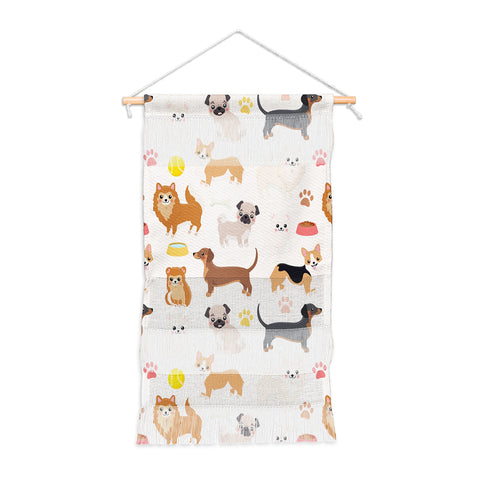Avenie Dog Pattern Wall Hanging Portrait