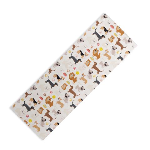 Avenie Dog Pattern Yoga Mat