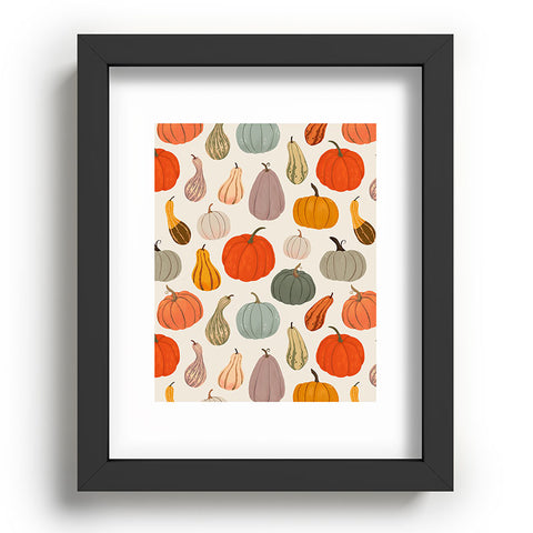 Avenie Fall Pumpkin and Squash I Recessed Framing Rectangle