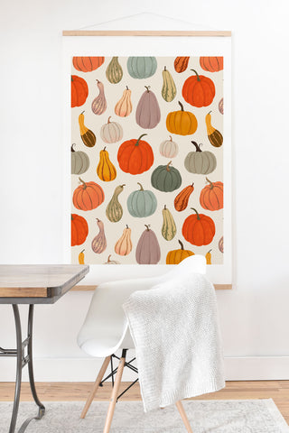 Avenie Fall Pumpkin and Squash I Art Print And Hanger