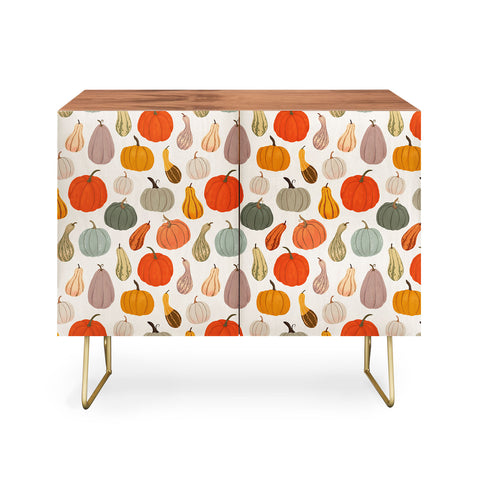 Avenie Fall Pumpkin and Squash I Credenza