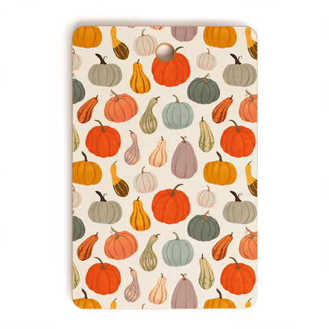 Avenie Fall Pumpkin and Squash I Cutting Board Rectangle