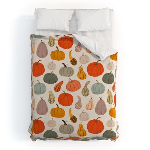 Avenie Fall Pumpkin and Squash I Duvet Cover