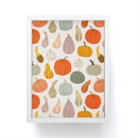 Avenie Fall Pumpkin and Squash I Framed Mini Art Print