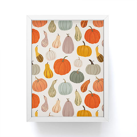 Avenie Fall Pumpkin and Squash I Framed Mini Art Print