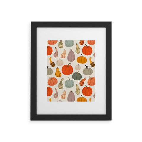 Avenie Fall Pumpkin and Squash I Framed Art Print