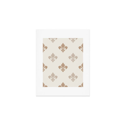 Avenie Fleur De Lis Neutral Art Print