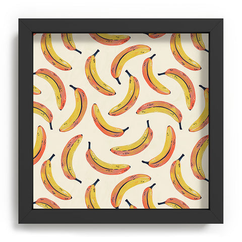 Avenie Fruit Salad Collection Banana Recessed Framing Square
