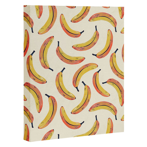 Avenie Fruit Salad Collection Banana Art Canvas