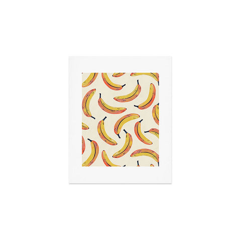 Avenie Fruit Salad Collection Banana Art Print