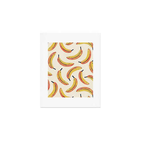 Avenie Fruit Salad Collection Banana Art Print