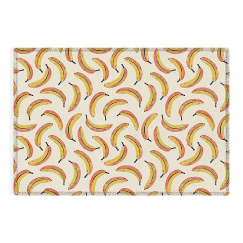 Avenie Fruit Salad Collection Banana Outdoor Rug
