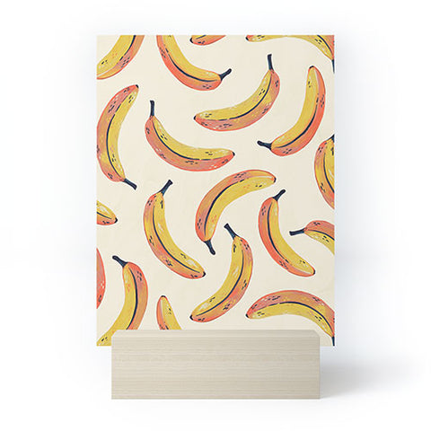 Avenie Fruit Salad Collection Banana Mini Art Print