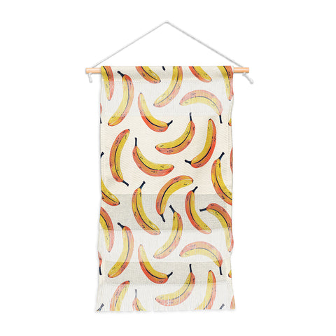 Avenie Fruit Salad Collection Banana Wall Hanging Portrait