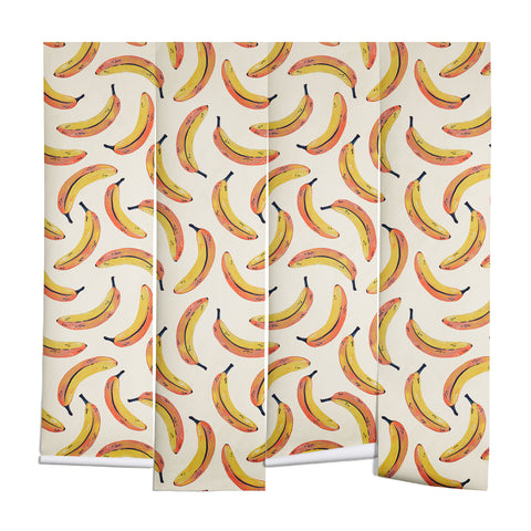 Avenie Fruit Salad Collection Banana Wall Mural