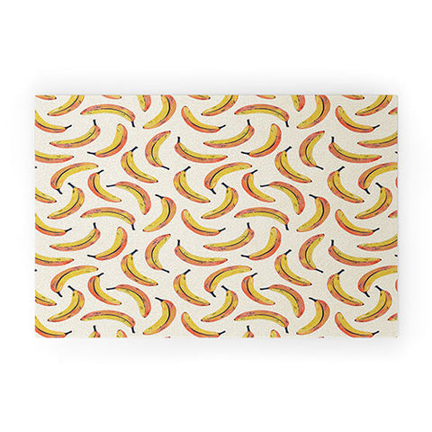 Avenie Fruit Salad Collection Banana Welcome Mat