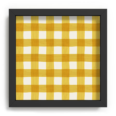 Avenie Fruit Salad Collection Gingham Recessed Framing Square