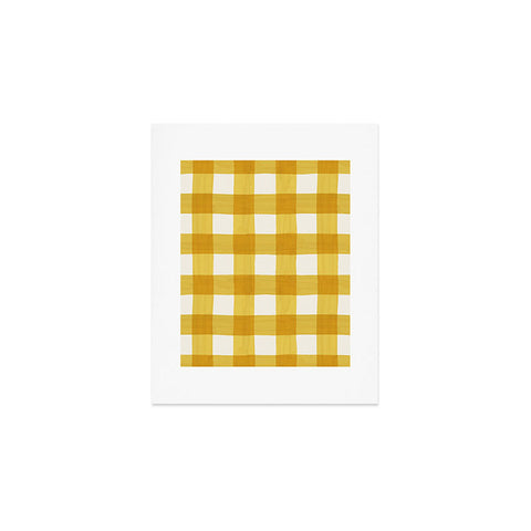 Avenie Fruit Salad Collection Gingham Art Print