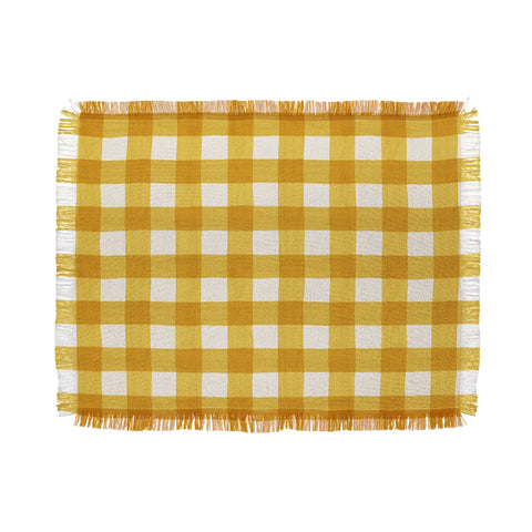 Avenie Fruit Salad Collection Gingham Throw Blanket