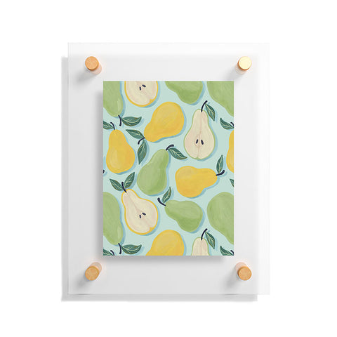 Avenie Fruit Salad Collection Pears Floating Acrylic Print